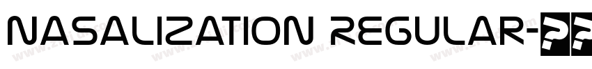 Nasalization Regular字体转换